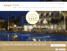 Tablet Screenshot of clubhotelkennedy.com